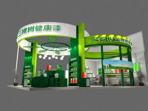 三棵树展览模型