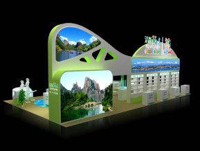 清新福建展览模型