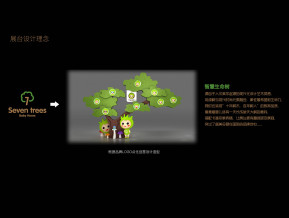 Seven trees展览模型