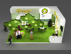 Seven trees展览模型