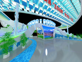 中国青海展览模型