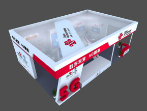 联通展台模型