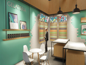 GELATERIA时尚复古小展台