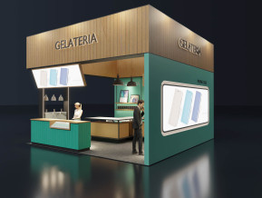 GELATERIA时尚复古小展台