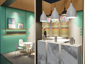 GELATERIA时尚复古小展台