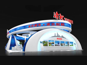 渝北区展台模型