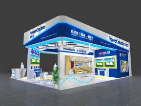 翰博尔展览展示展台模型