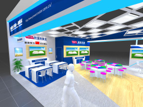 翰博尔展览展示展台模型