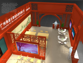 深圳伟度展示展台模型