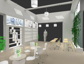 树人展览展示展台模型