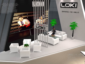 LOKI雷神体育用品展览展示展台模型