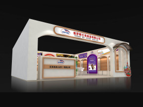红场食品展览模型
