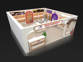 红场食品展览模型