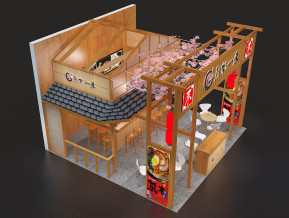 熊本一禾展览模型