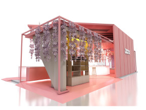 ZXC几何堆叠式展览展示展台模型