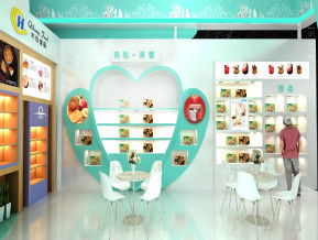 齐泓食品展览模型