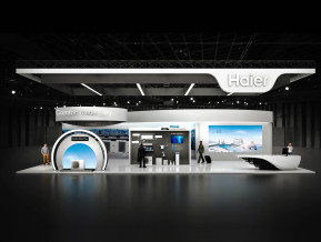 海尔国外展