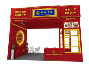 御世贡胶展览模型