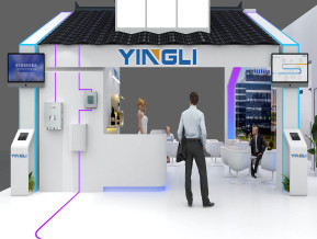英利能源展台模型