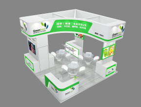 绿新食品展览模型