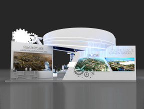 大足展台展览模型