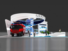 大足展台展览模型