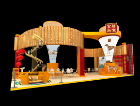 宫粮御宠展览模型