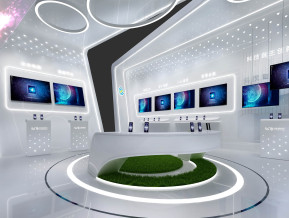 中移金科展台5G展台