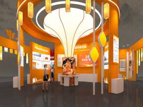 渝中区展台模型