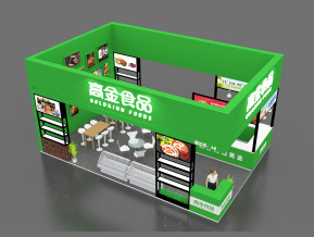 高金食品展览模型