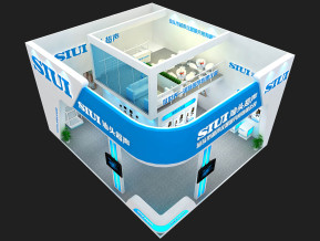 SIUI汕头超声展览展示展台模型
