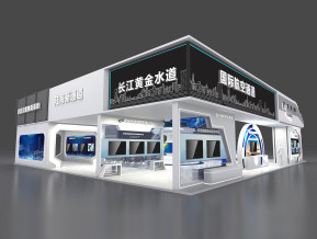 开放通道展览模型
