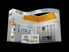 金筑铝业展台模型