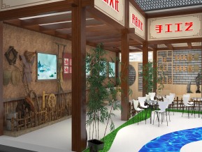 农业农村厅展台模型