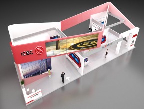 工行展台3D模型
