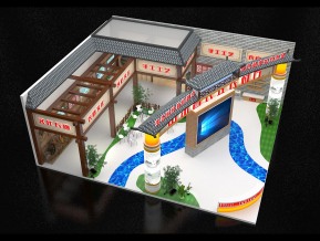 农业农村厅展台模型