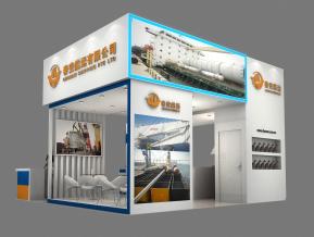 春安航运展台模型
