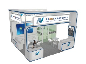 海纳汽配展台模型
