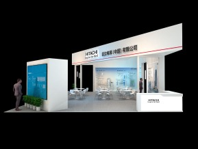 日立电梯展台模型