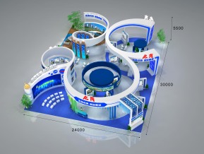 龙岗展台模型