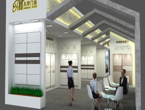 凡华门业展览模型