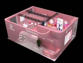 兰树化妆品展览模型