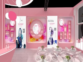 兰树化妆品展览模型