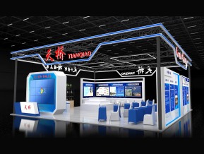 天桥展览模型