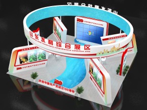 山东水利展览模型