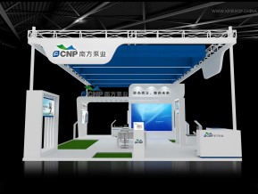 南方泵业展览模型