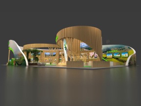 绵阳农博会展览展示展台模型