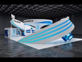 安恒信息技术科技展览展示展台模型