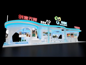 盐田区展台模型