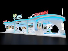 盐田区展台模型